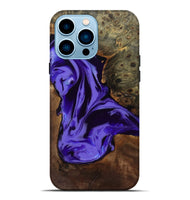 iPhone 14 Pro Max Wood Live Edge Phone Case - Adell (Purple, 808660)