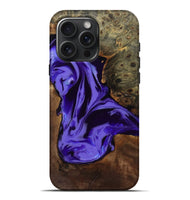 iPhone 16 Pro Max Wood Live Edge Phone Case - Adell (Purple, 808660)