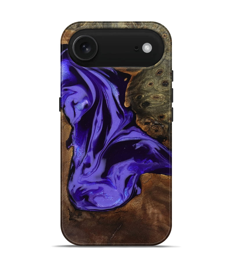 iPhone 17 Air Wood Live Edge Phone Case - Adell (Purple, 808660)