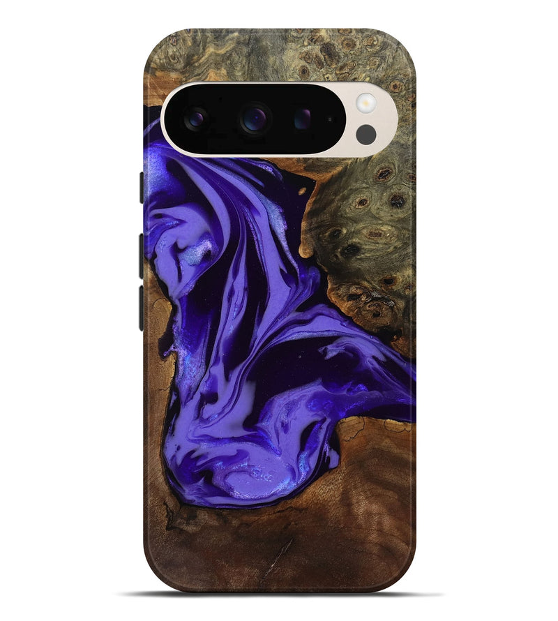 Pixel 10 Pro XL Wood Live Edge Phone Case - Adell (Purple, 808660)