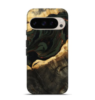 Pixel 10 Wood Live Edge Phone Case - Lessie (Green, 808661)