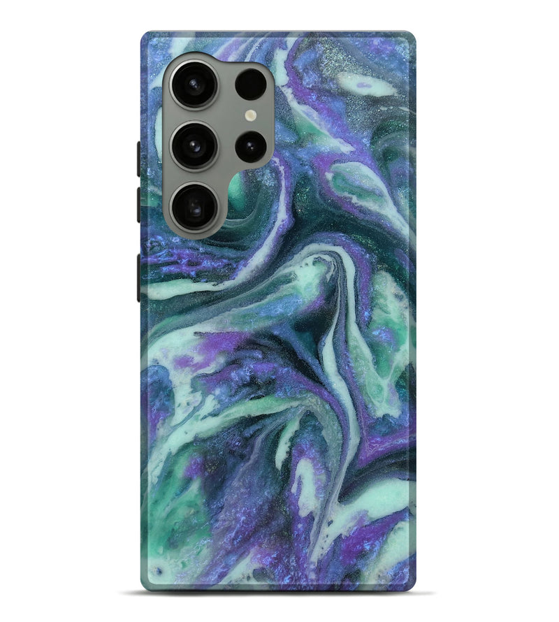 Galaxy S24 Ultra ResinArt Live Edge Phone Case - Ezra (Geode, 808665)