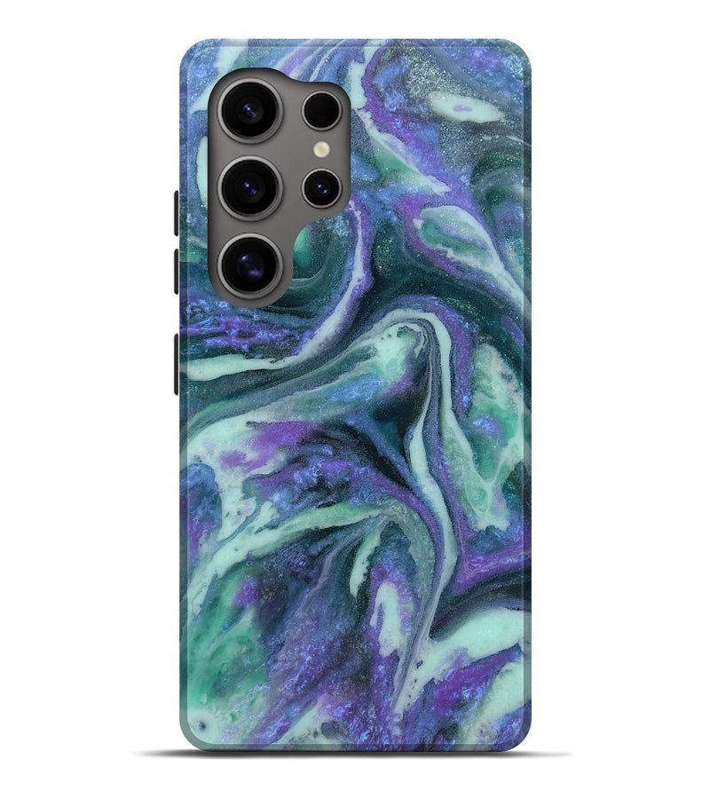 Galaxy S25 Ultra ResinArt Live Edge Phone Case - Ezra (Geode, 808665)