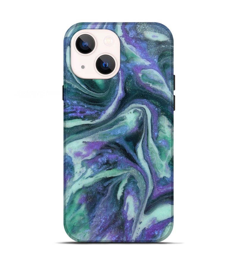 iPhone 13 ResinArt Live Edge Phone Case - Ezra (Geode, 808665)