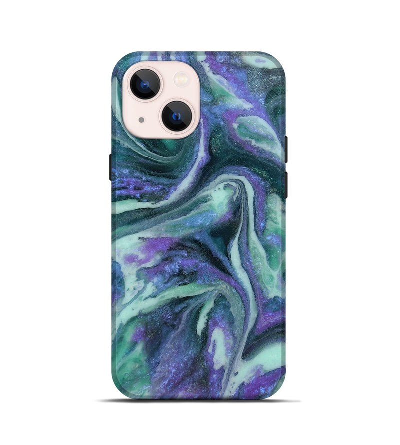 iPhone 13 mini ResinArt Live Edge Phone Case - Ezra (Geode, 808665)