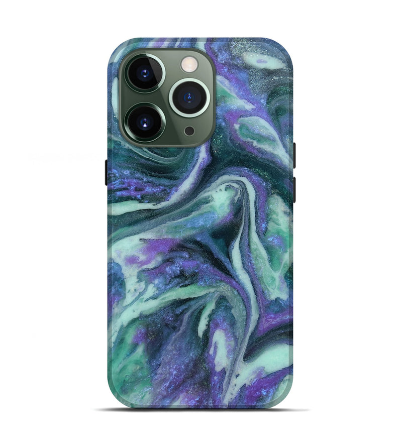 iPhone 13 Pro ResinArt Live Edge Phone Case - Ezra (Geode, 808665)