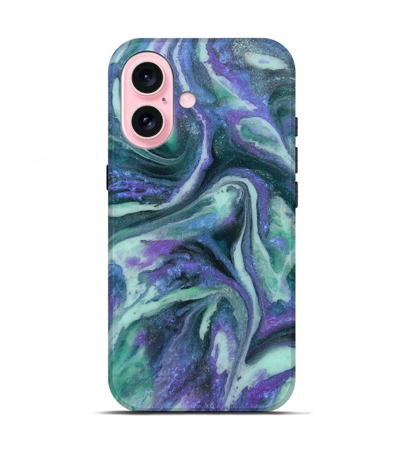 iPhone 17 ResinArt Live Edge Phone Case - Ezra (Geode, 808665)