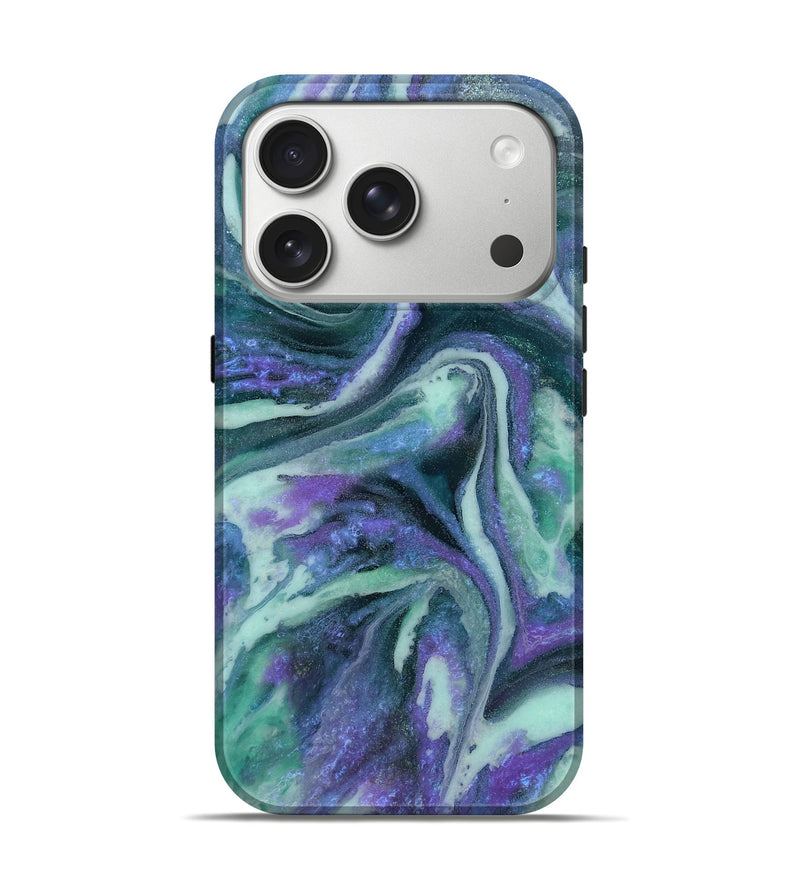 iPhone 17 Pro ResinArt Live Edge Phone Case - Ezra (Geode, 808665)