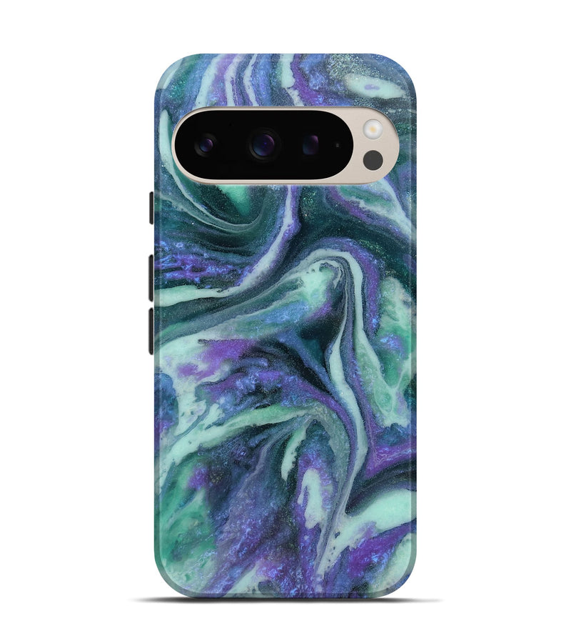 Pixel 9 ResinArt Live Edge Phone Case - Ezra (Geode, 808665)