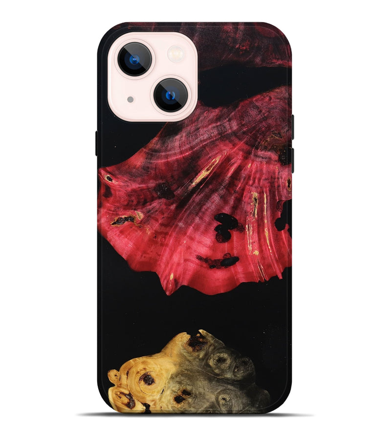 iPhone 14 Plus Wood Live Edge Phone Case - Percy (Double Dyed, 808668)