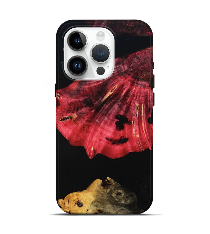 iPhone 15 Pro Wood Live Edge Phone Case - Percy (Double Dyed, 808668)