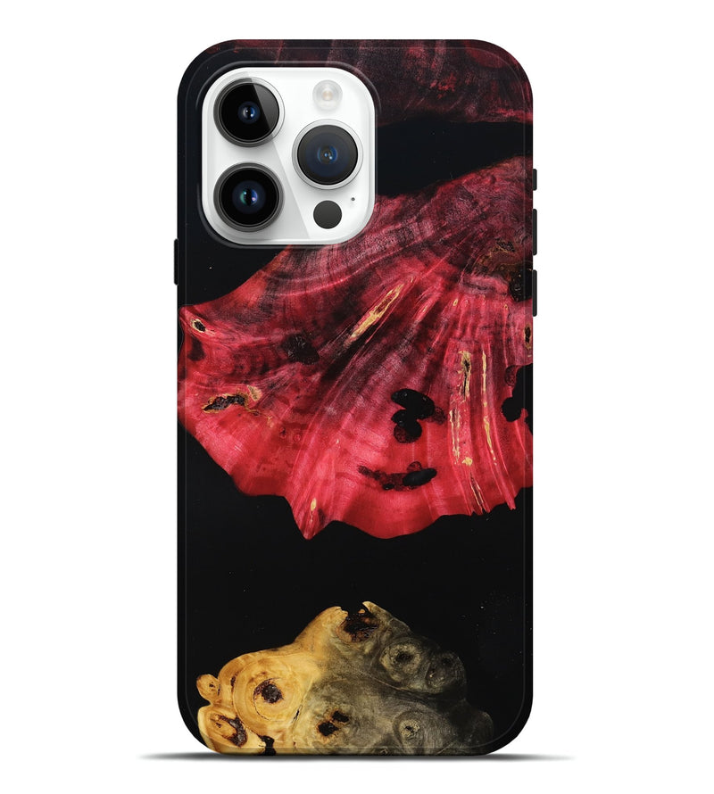 iPhone 15 Pro Max Wood Live Edge Phone Case - Percy (Double Dyed, 808668)