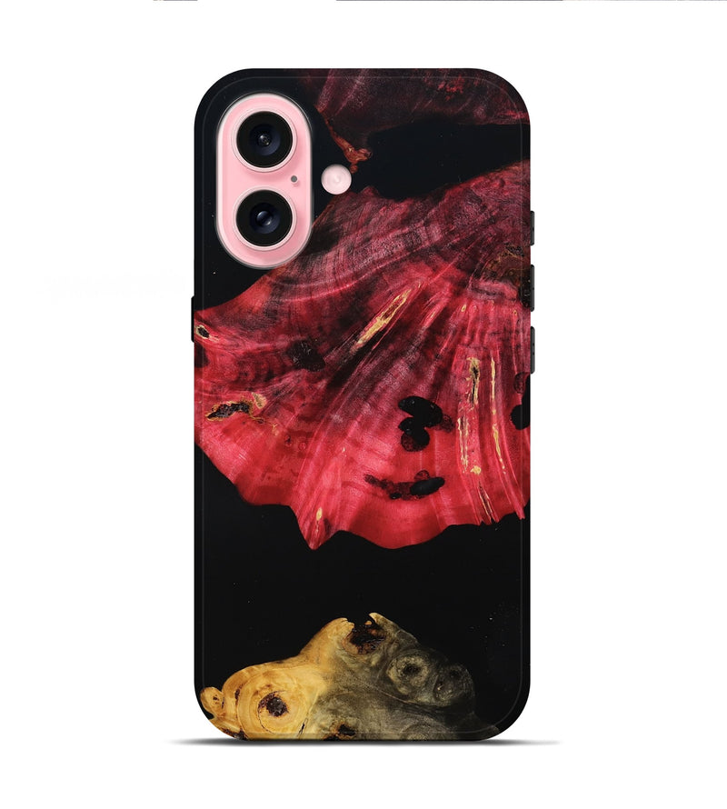 iPhone 16 Wood Live Edge Phone Case - Percy (Double Dyed, 808668)