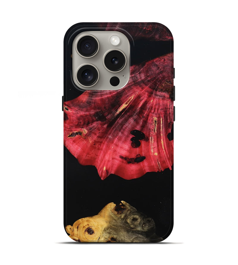 iPhone 16 Pro Wood Live Edge Phone Case - Percy (Double Dyed, 808668)