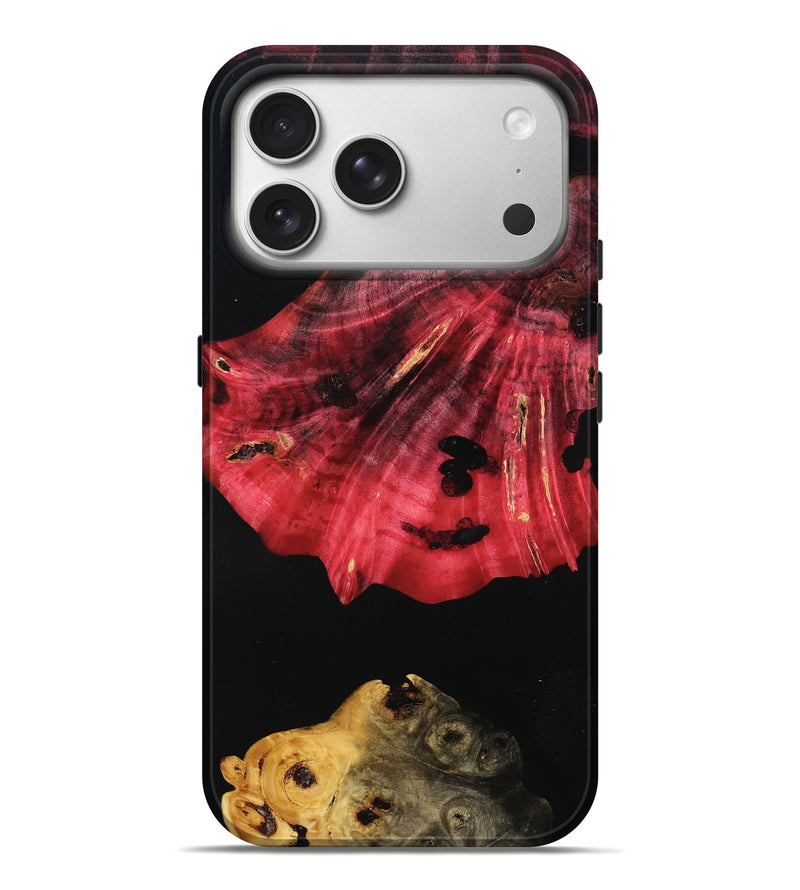 iPhone 17 Pro Max Wood Live Edge Phone Case - Percy (Double Dyed, 808668)