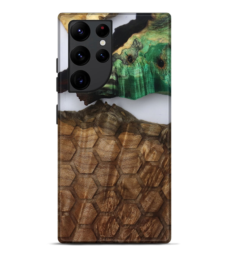 Galaxy S22 Ultra Wood Live Edge Phone Case - Ed (Clear, 808669)