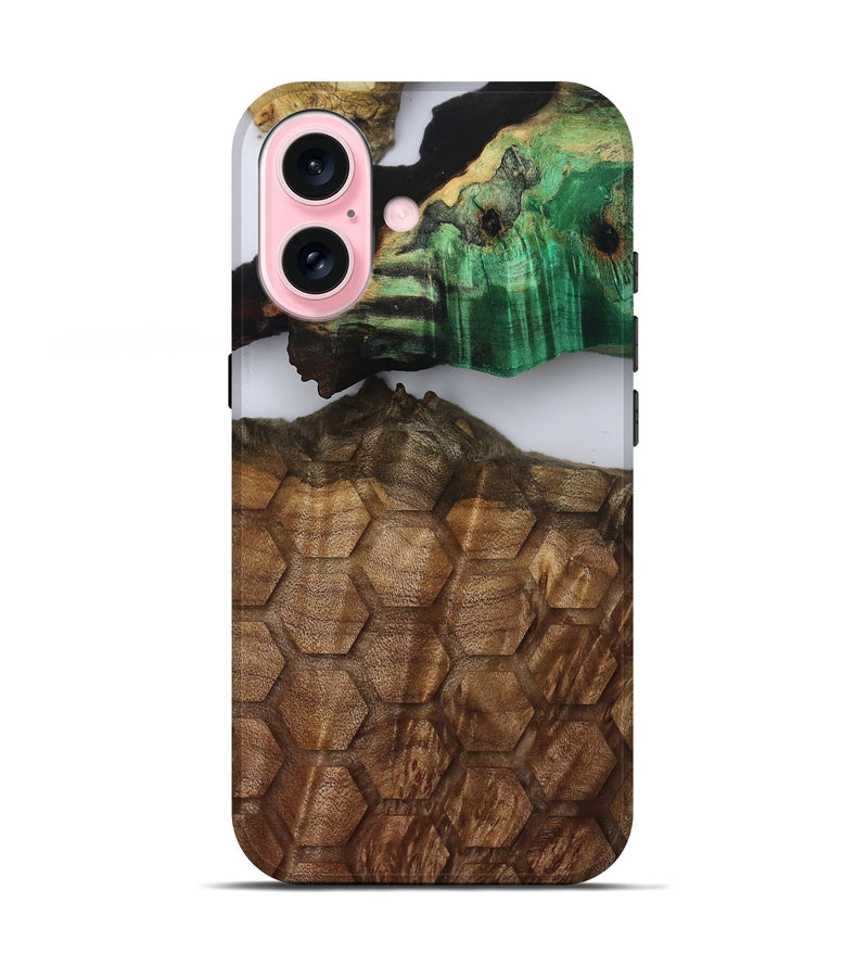 iPhone 17 Wood Live Edge Phone Case - Ed (Clear, 808669)