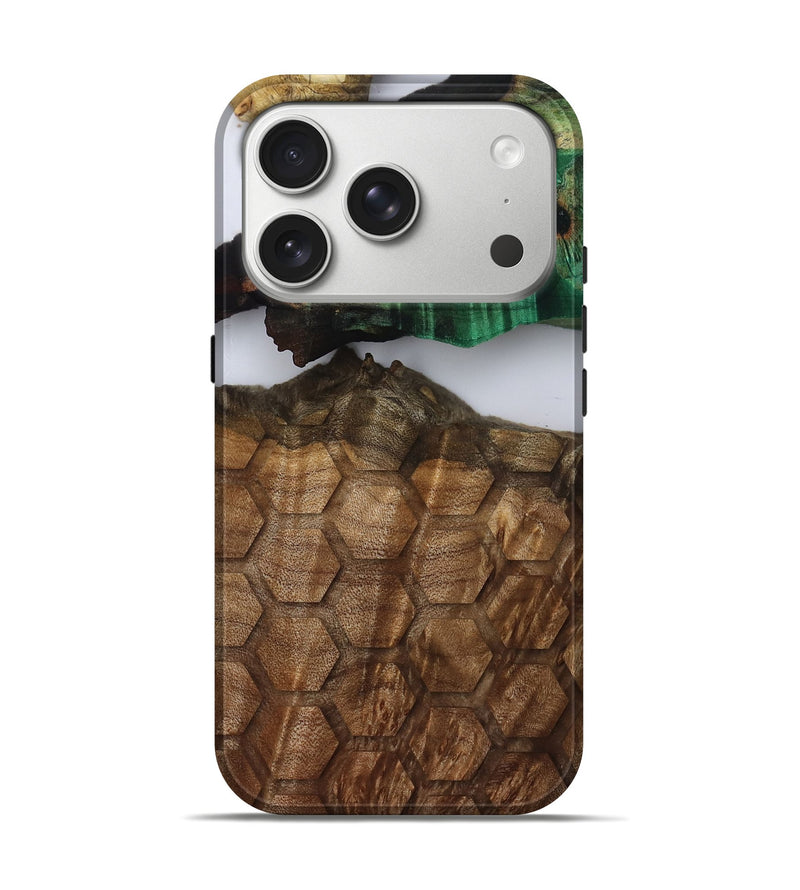 iPhone 17 Pro Wood Live Edge Phone Case - Ed (Clear, 808669)
