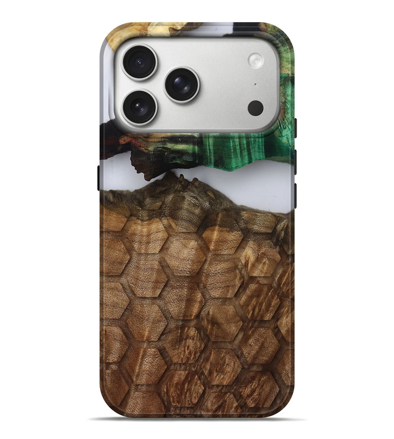 iPhone 17 Pro Max Wood Live Edge Phone Case - Ed (Clear, 808669)