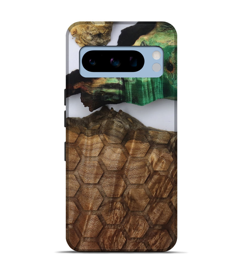 Pixel 8 Pro Wood Live Edge Phone Case - Ed (Clear, 808669)