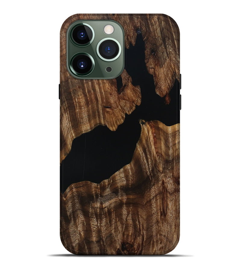 iPhone 13 Pro Max Wood Live Edge Phone Case - Hal (Wood Burl, 808670)