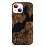 iPhone 14 Plus Wood Live Edge Phone Case - Hal (Wood Burl, 808670)