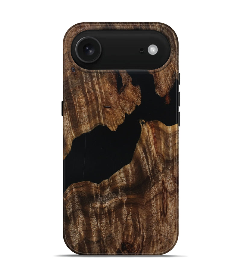 iPhone 17 Air Wood Live Edge Phone Case - Hal (Wood Burl, 808670)