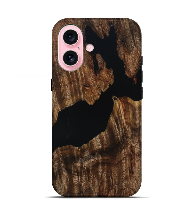 iPhone 17 Wood Live Edge Phone Case - Hal (Wood Burl, 808670)