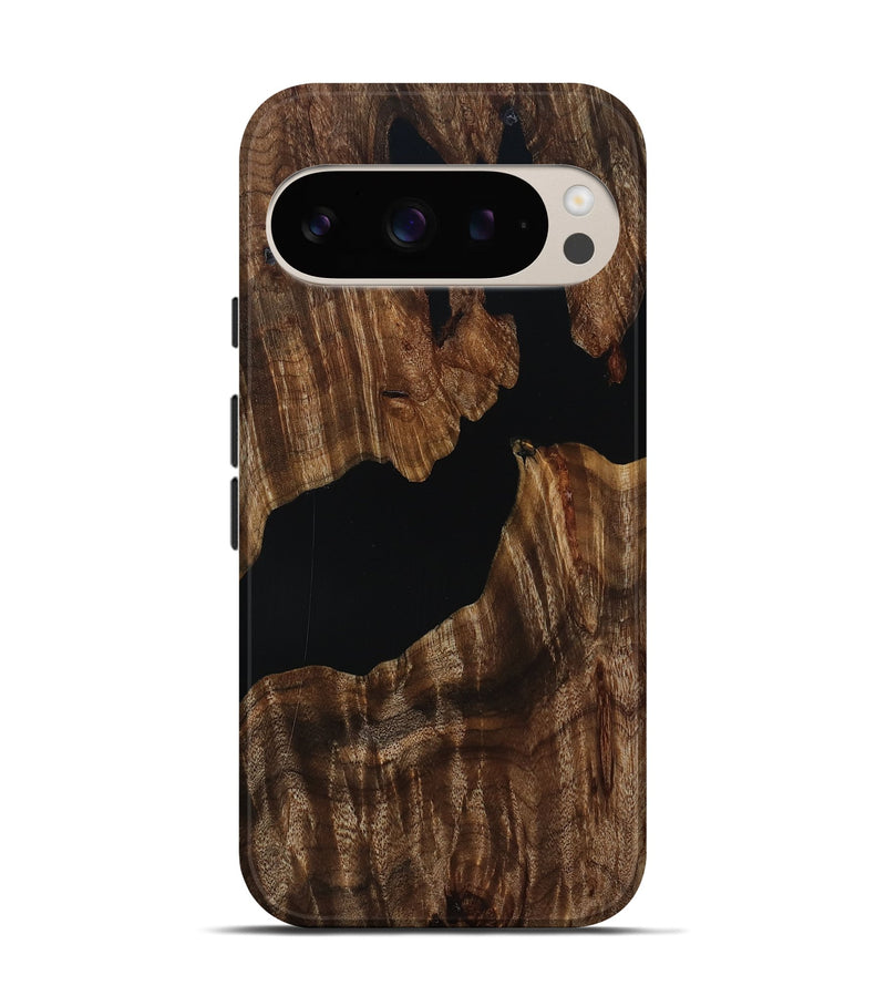 Pixel 9 Wood Live Edge Phone Case - Hal (Wood Burl, 808670)