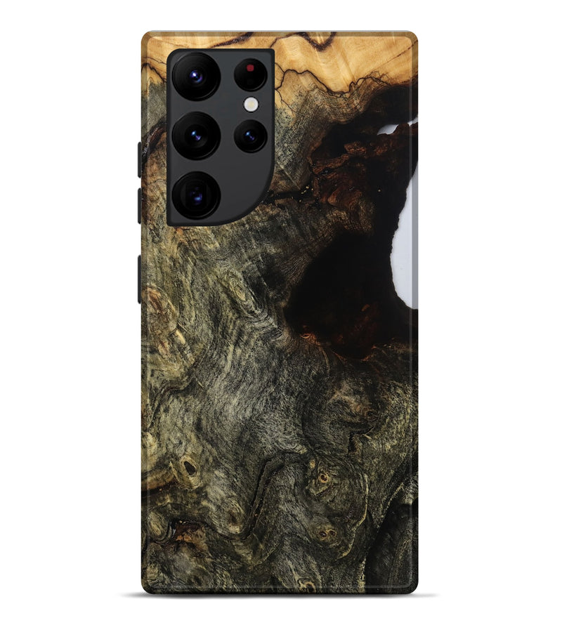 Galaxy S22 Ultra Wood Live Edge Phone Case - Maria (Wood Burl, 808674)