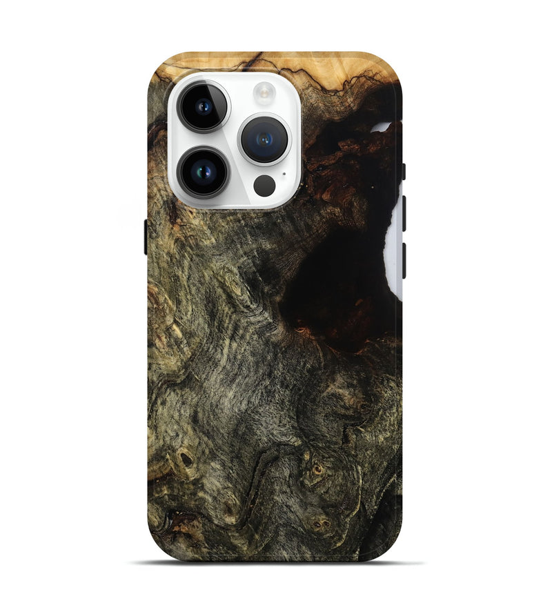 iPhone 15 Pro Wood Live Edge Phone Case - Maria (Wood Burl, 808674)