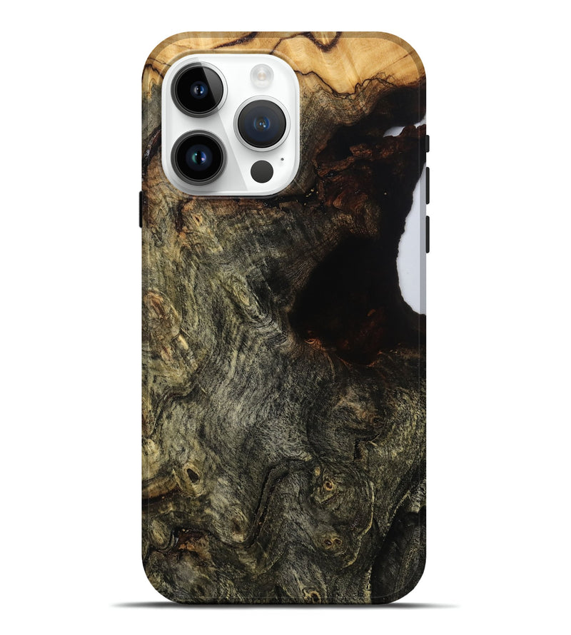 iPhone 15 Pro Max Wood Live Edge Phone Case - Maria (Wood Burl, 808674)