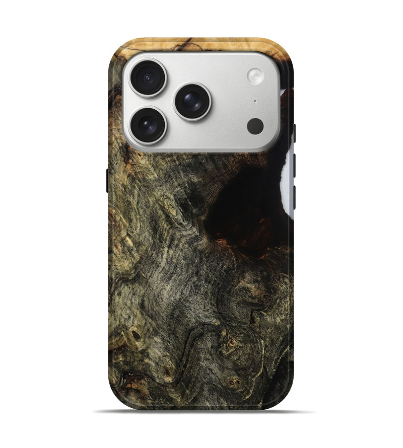 iPhone 17 Pro Wood Live Edge Phone Case - Maria (Wood Burl, 808674)