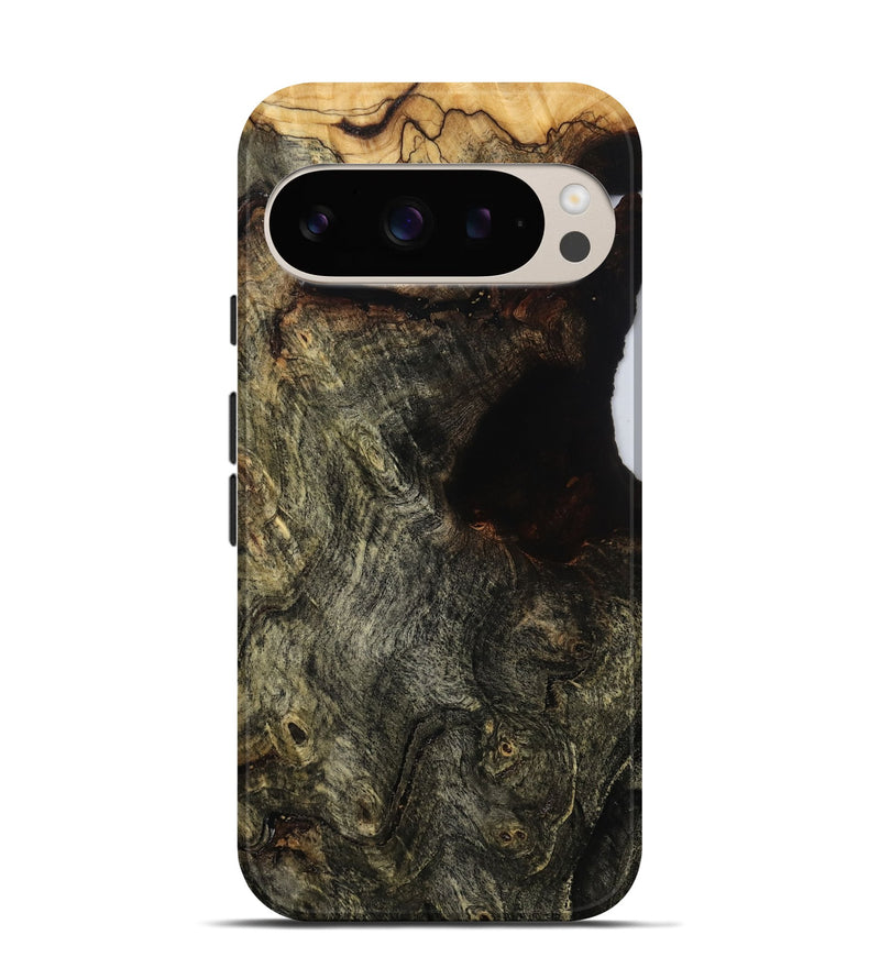 Pixel 9 Wood Live Edge Phone Case - Maria (Wood Burl, 808674)