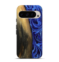 Pixel 10 Wood Live Edge Phone Case - Zachery (Blue, 808675)