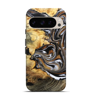 Pixel 10 Wood Live Edge Phone Case - Brice (Black & White, 808676)