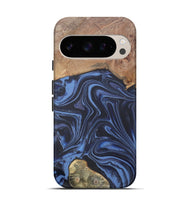 Pixel 10 Wood Live Edge Phone Case - Herbert (Blue, 808678)