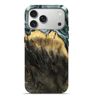 iPhone 17 Pro Max Wood Live Edge Phone Case - Isidore (Black & White, 808679)