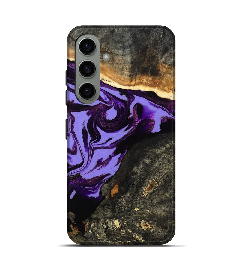 Galaxy S24 Wood Live Edge Phone Case - Lexus (Purple, 808689)