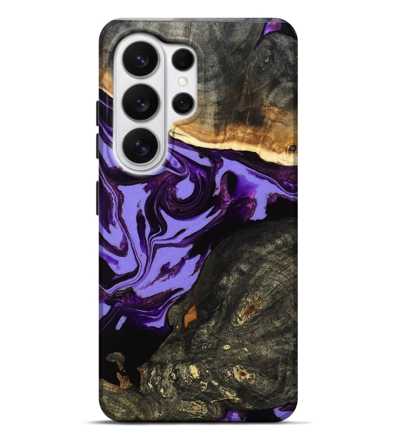 Galaxy S26 Ultra Wood Live Edge Phone Case - Lexus (Purple, 808689)