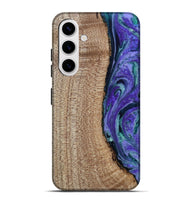 Galaxy S25 Plus Wood Live Edge Phone Case - Tess (Purple, 808690)