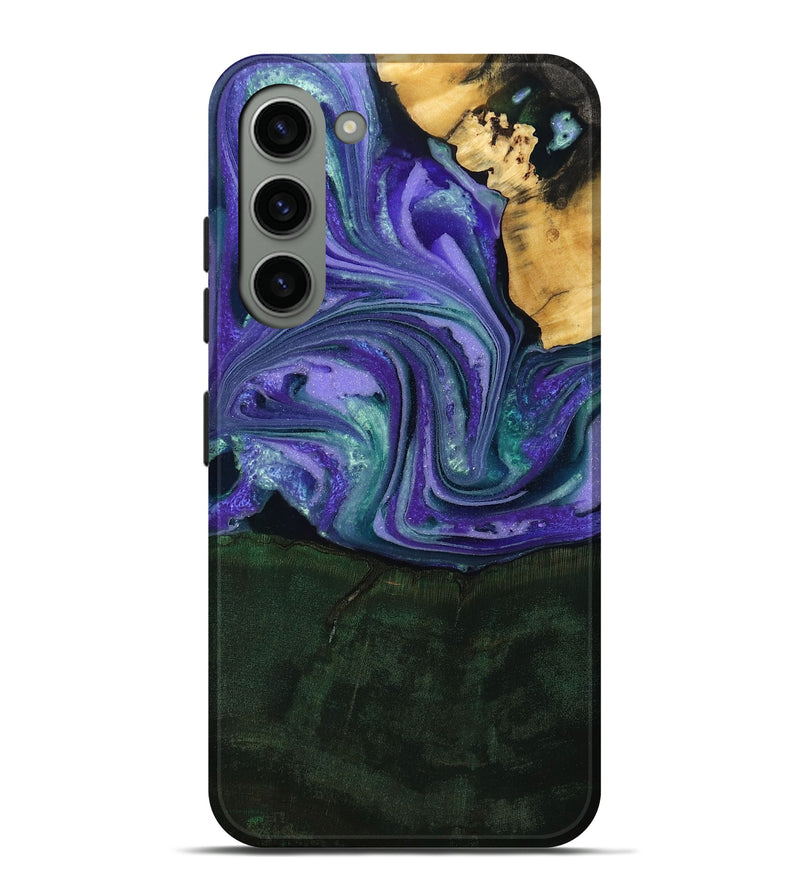 Galaxy S23 Plus Wood Live Edge Phone Case - Raelynn (Purple, 808694)