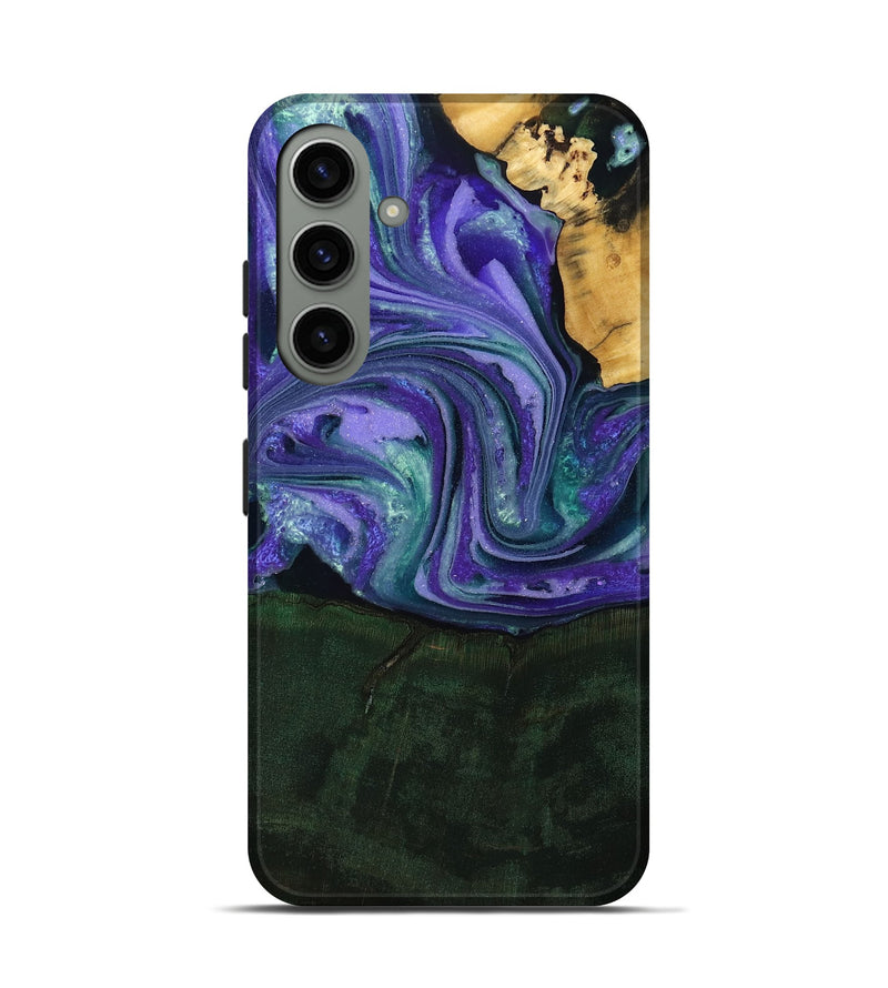 Galaxy S24 Wood Live Edge Phone Case - Raelynn (Purple, 808694)