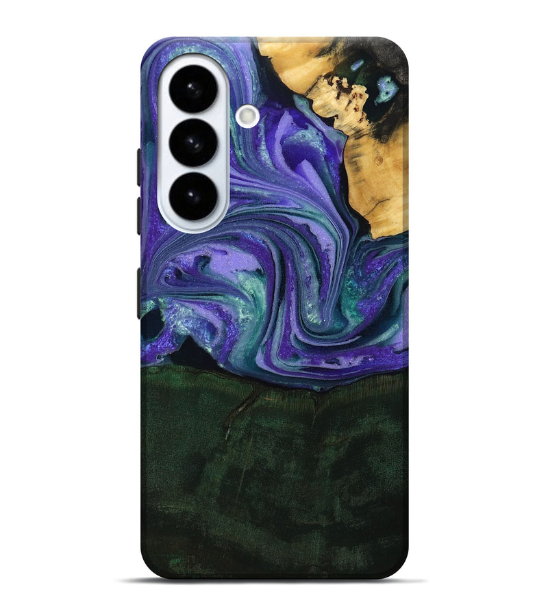 Galaxy S26 Plus Wood Live Edge Phone Case - Raelynn (Purple, 808694)