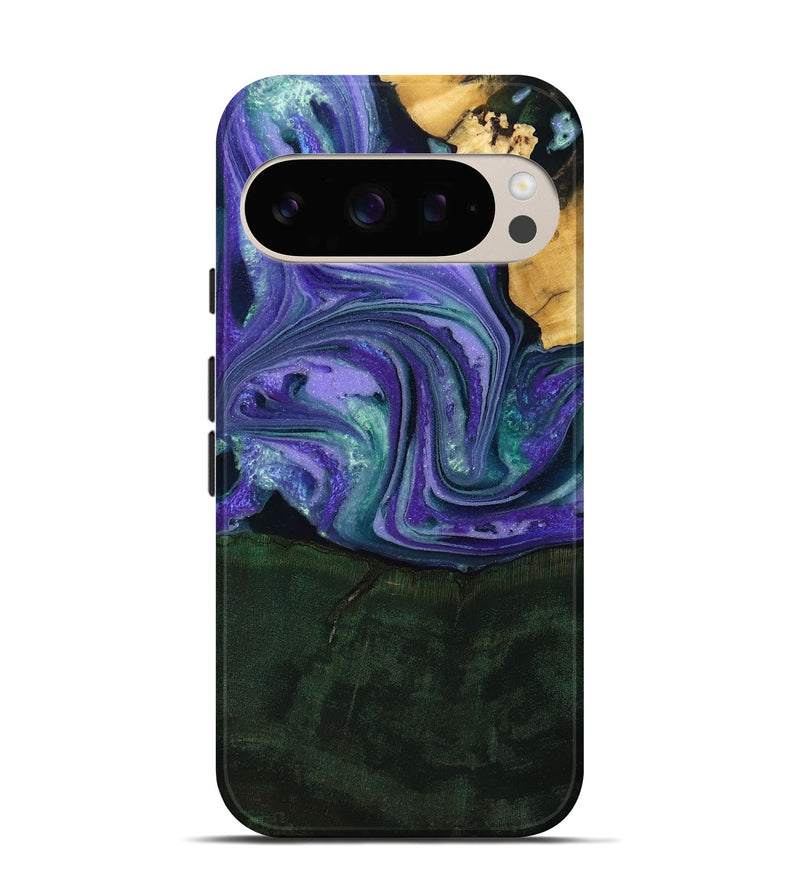 Pixel 10 Pro Wood Live Edge Phone Case - Raelynn (Purple, 808694)