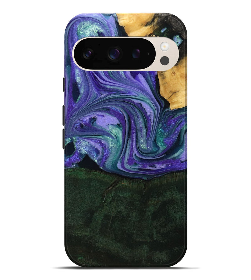 Pixel 10 Pro XL Wood Live Edge Phone Case - Raelynn (Purple, 808694)