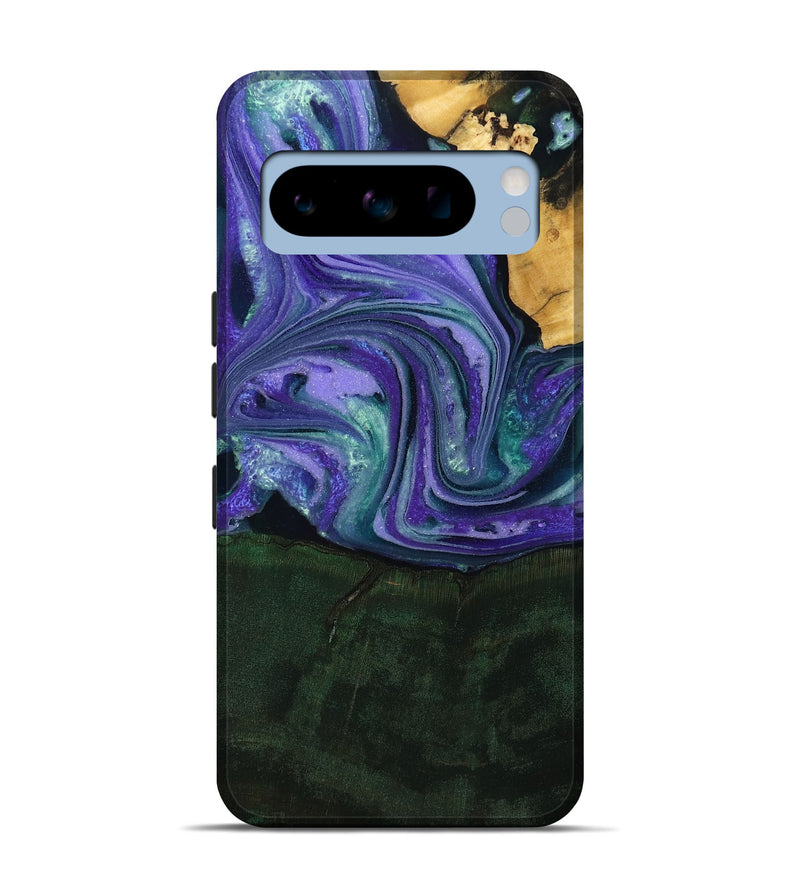 Pixel 8 Pro Wood Live Edge Phone Case - Raelynn (Purple, 808694)