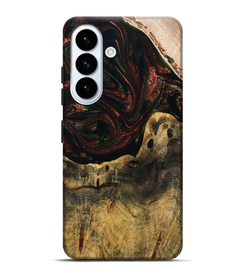 Galaxy S26 Plus Wood Live Edge Phone Case - Aryanna (Red, 808697)