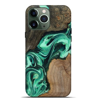 iPhone 13 Pro Max Wood Live Edge Phone Case - Berkley (Green, 808701)