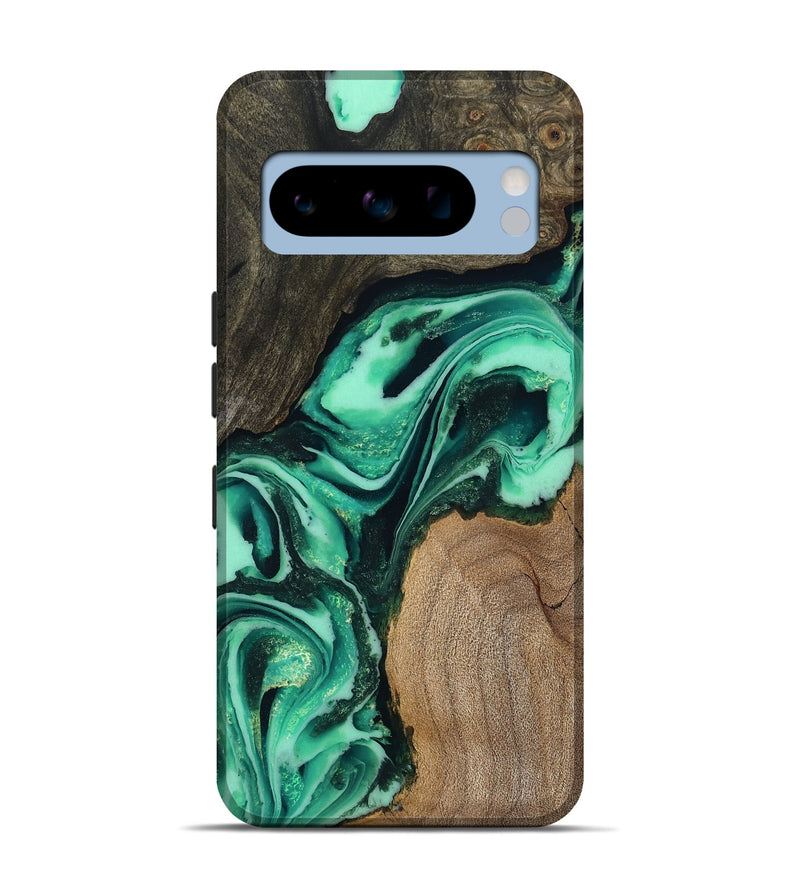 Pixel 8 Pro Wood Live Edge Phone Case - Berkley (Green, 808701)